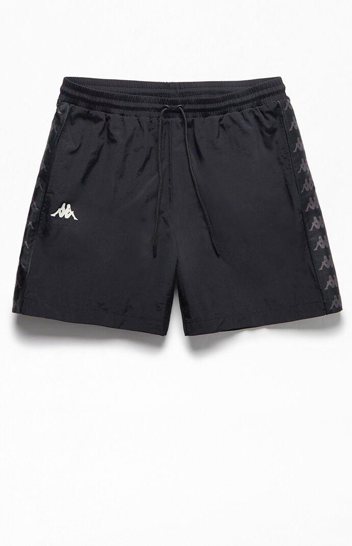 Kappa Synthetic Banda Coney Nylon Active Shorts in Black/Black (Black) for  Men | Lyst