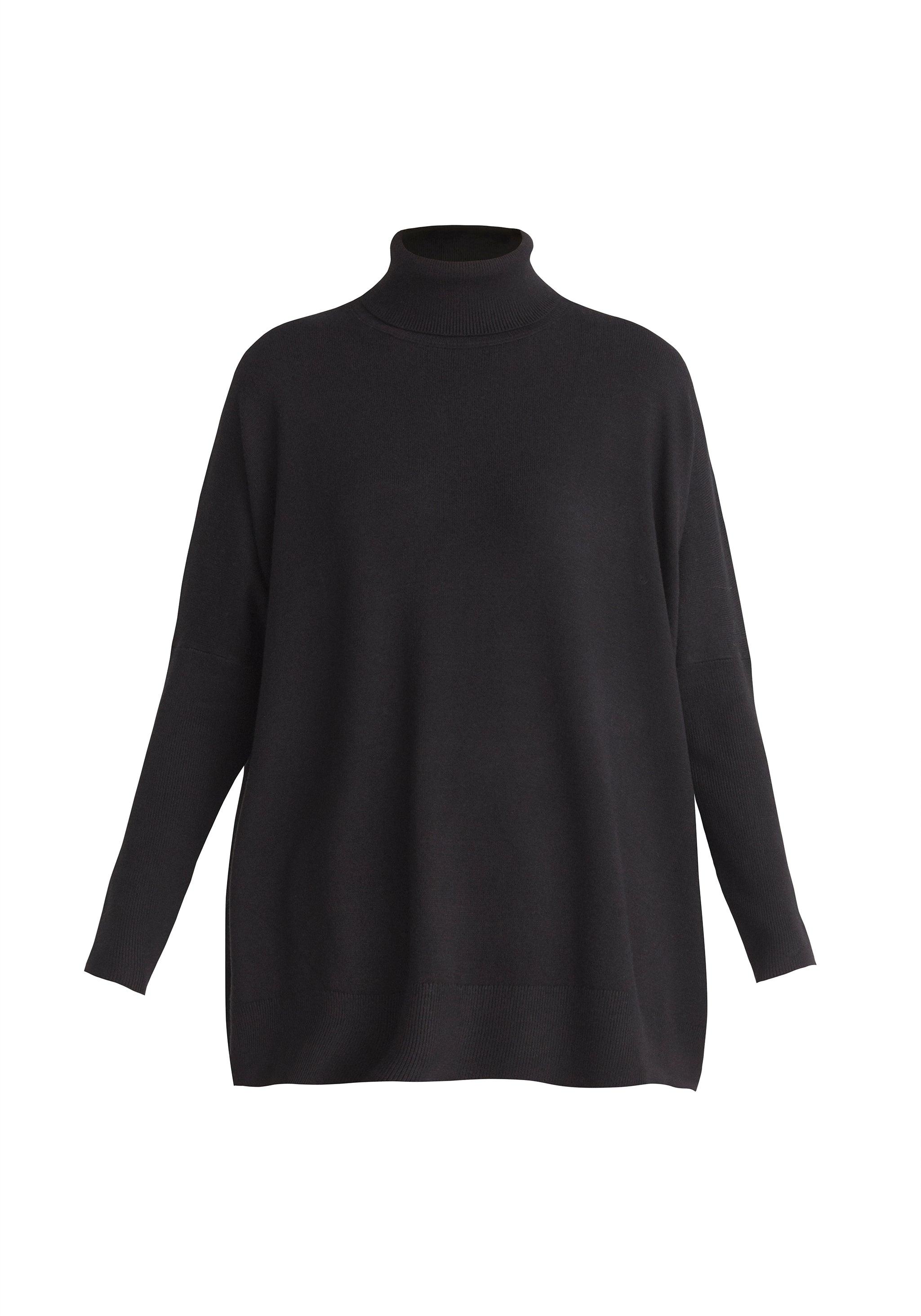 Paisie Oversized Roll Neck Jumper in 