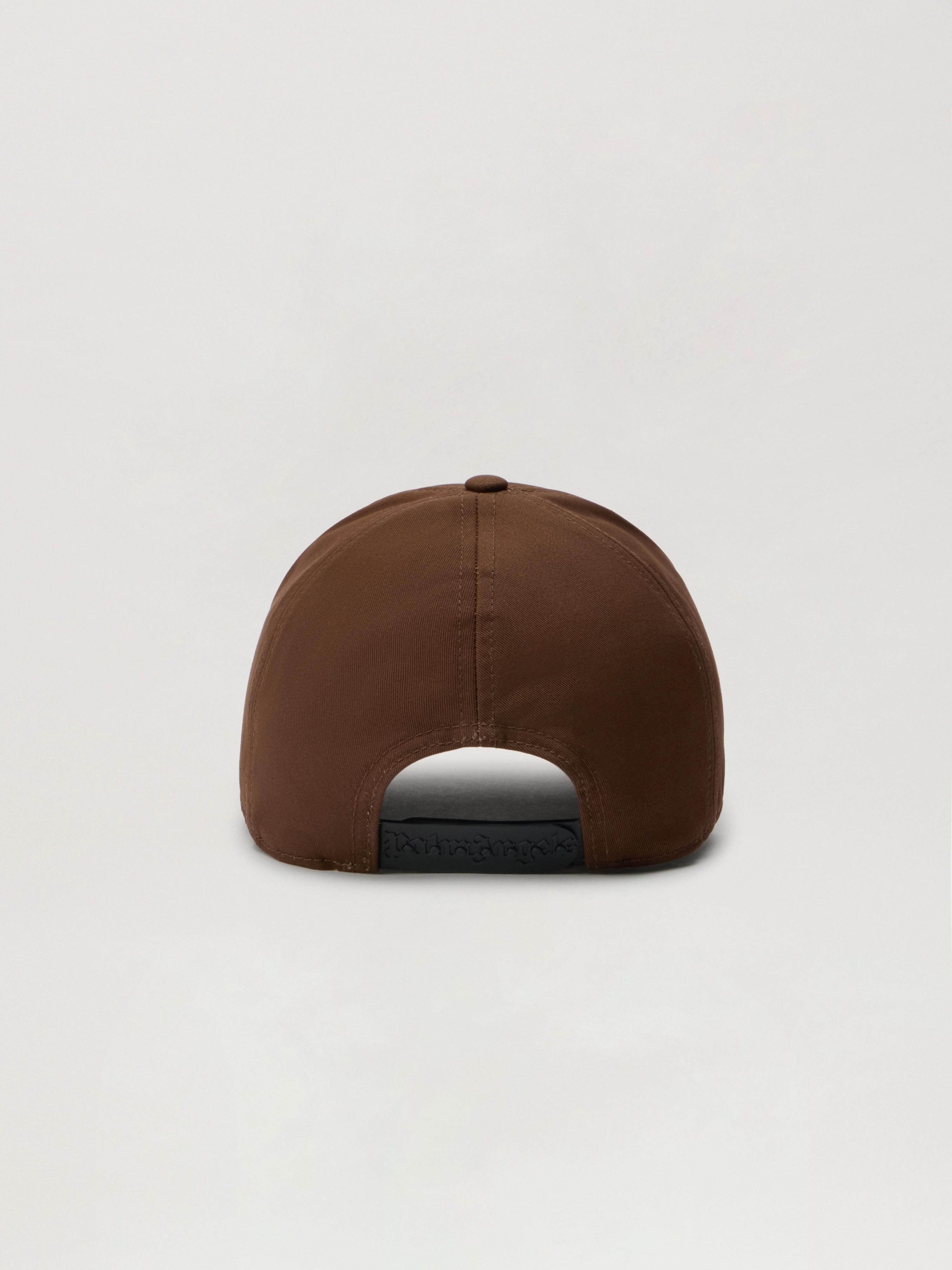 Casquette Palm Angels Homme - Modèle PMLB003F21FAB001, 100% Coton, Taille Unique, Marron - Neuf Étiqueté