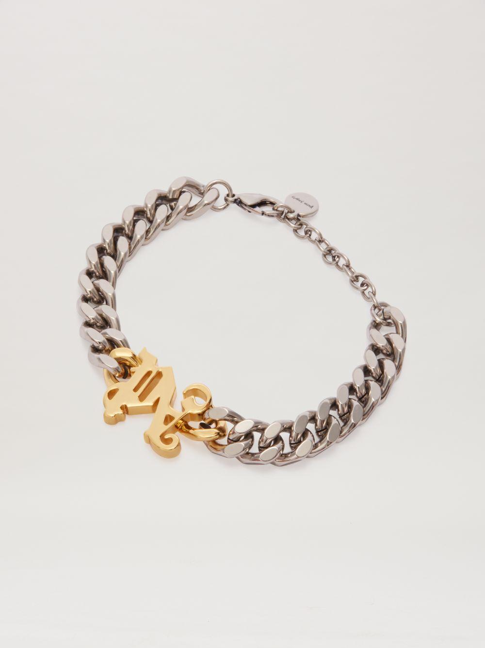 Palm Angels メンズ メタリック Pa モノグラム ブレスレット ブレスレット