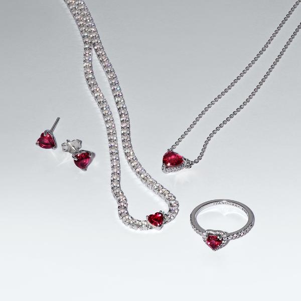 Tennis Bracelet Amazon Uk Pandora Bracelets Pandora Red Heart