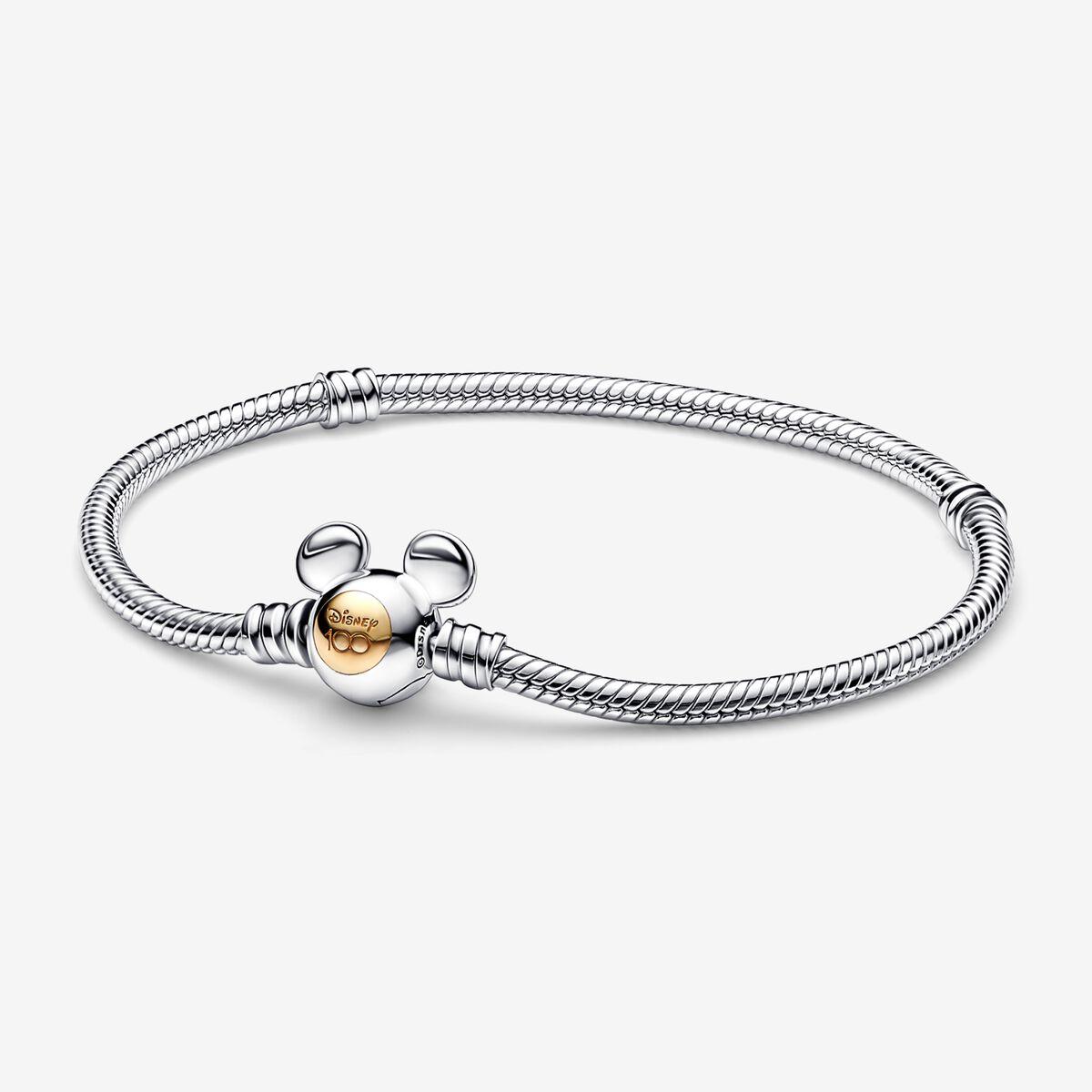 PANDORA Disney 100th Anniversary Moments Snake Chain Bracelet in