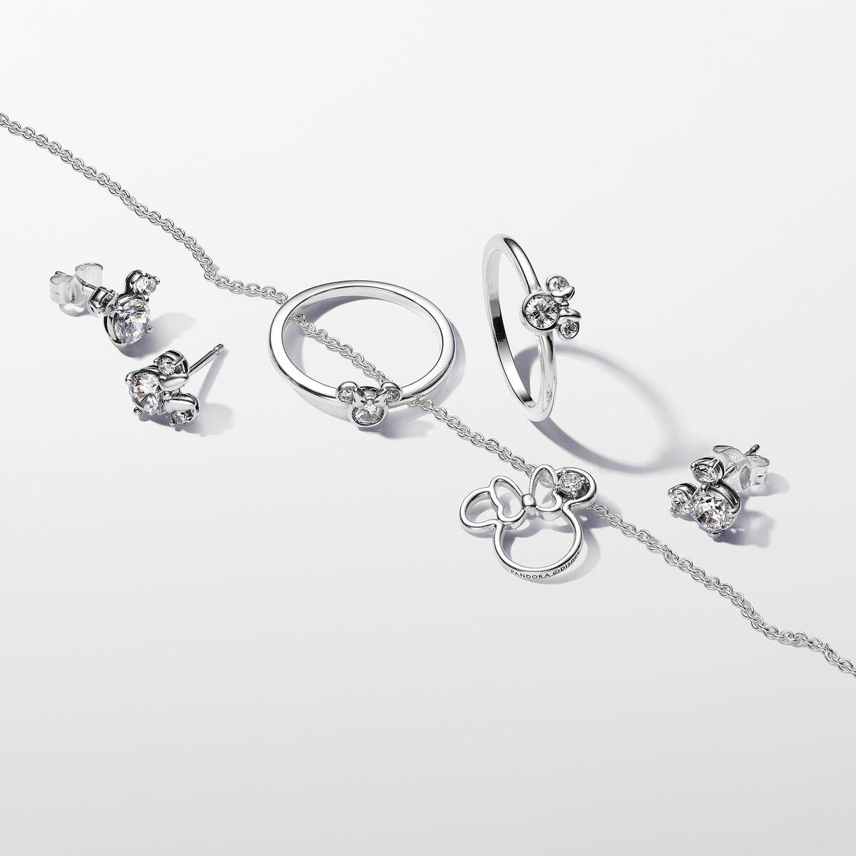 Stud Earrings Pandora Mickey And Minnie Earrings Disney Earrings