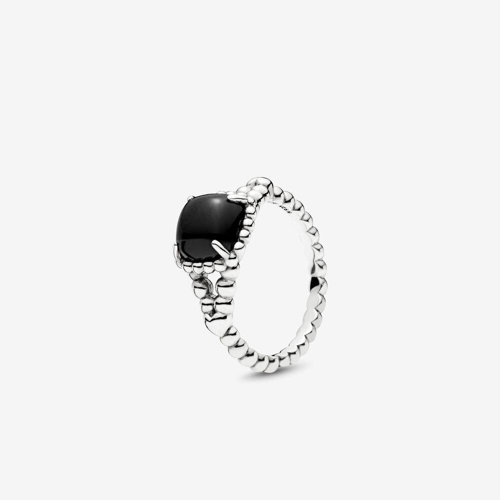 Vibrant Spirit Ring Black Crystal 2025