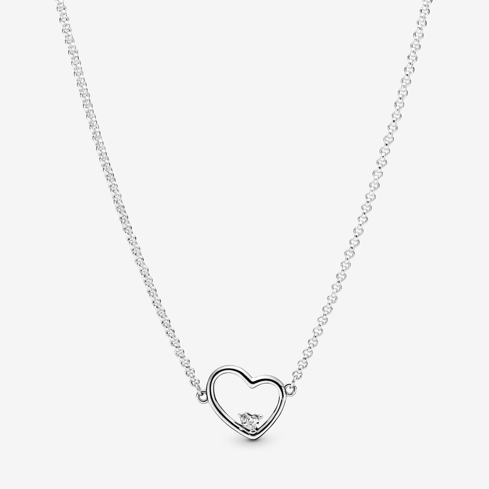 Pandora Two Tone Heart Necklace Best 