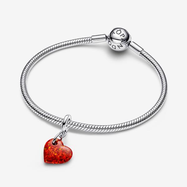 Pandora Bracelet Design In Red PANDORA Opalescent Heart