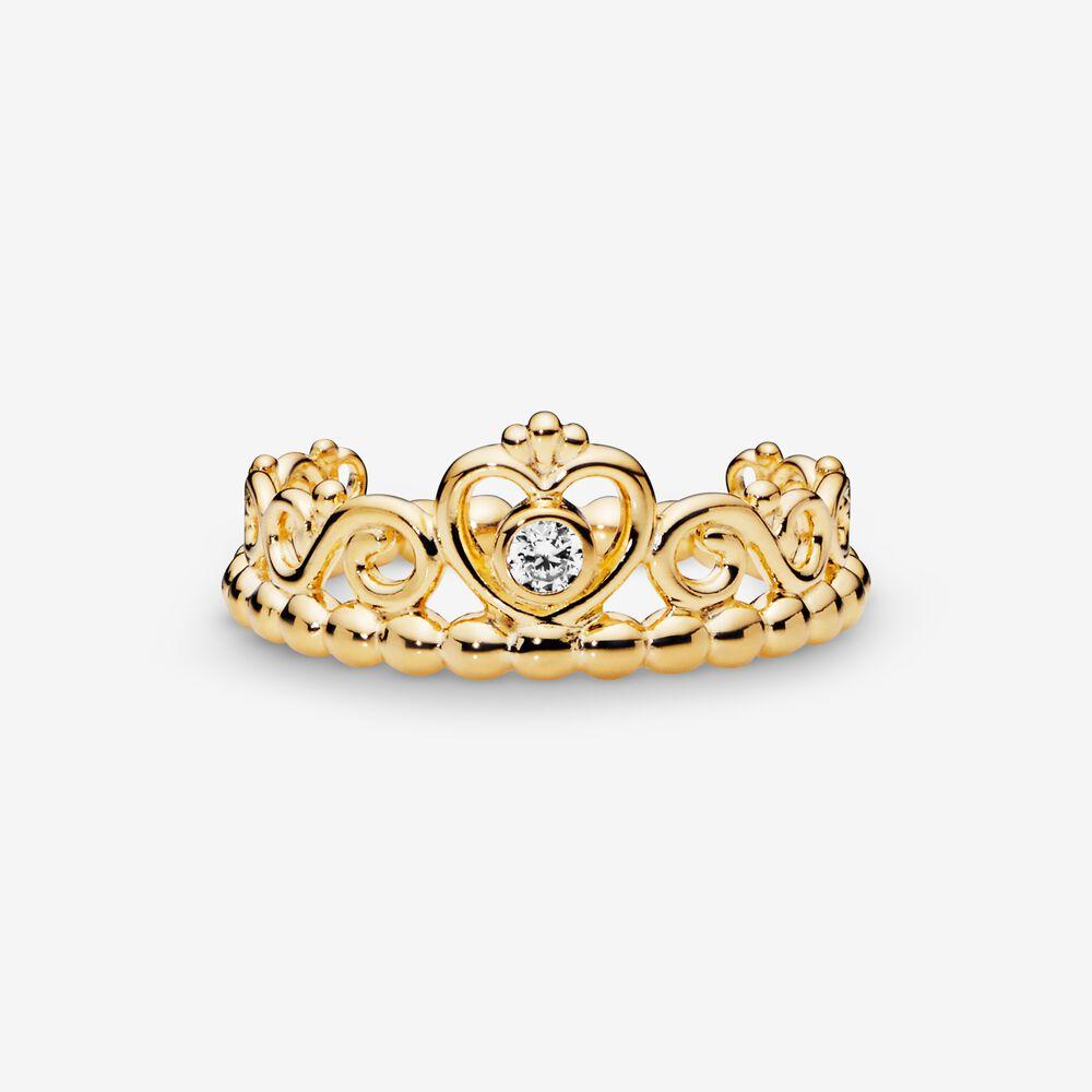 PANDORA Princess Tiara Crown Ring in Metallic Lyst