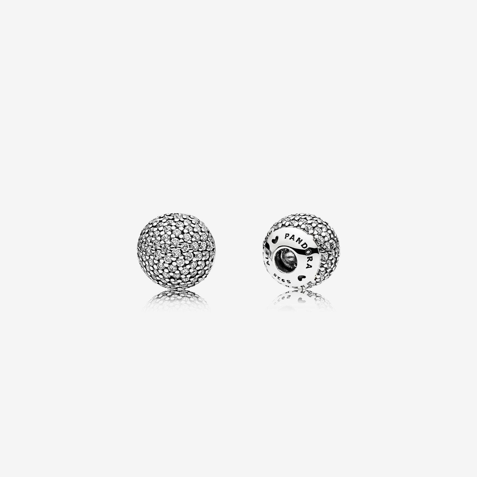 PANDORA Silver & Cz Pave End Caps Save 44 Lyst
