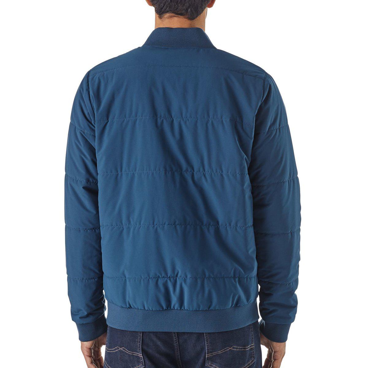 Patagonia Synthetic Zemer Bomber Jacket in Stone Blue (Blue) for Men Lyst