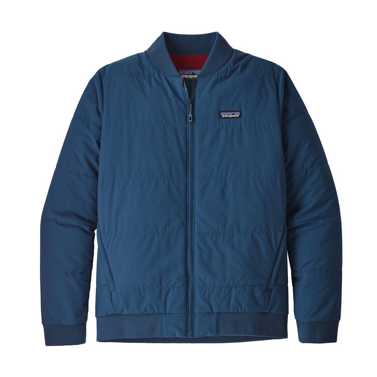 Patagonia Synthetic Zemer Bomber Jacket in Stone Blue (Blue) for Men - Lyst