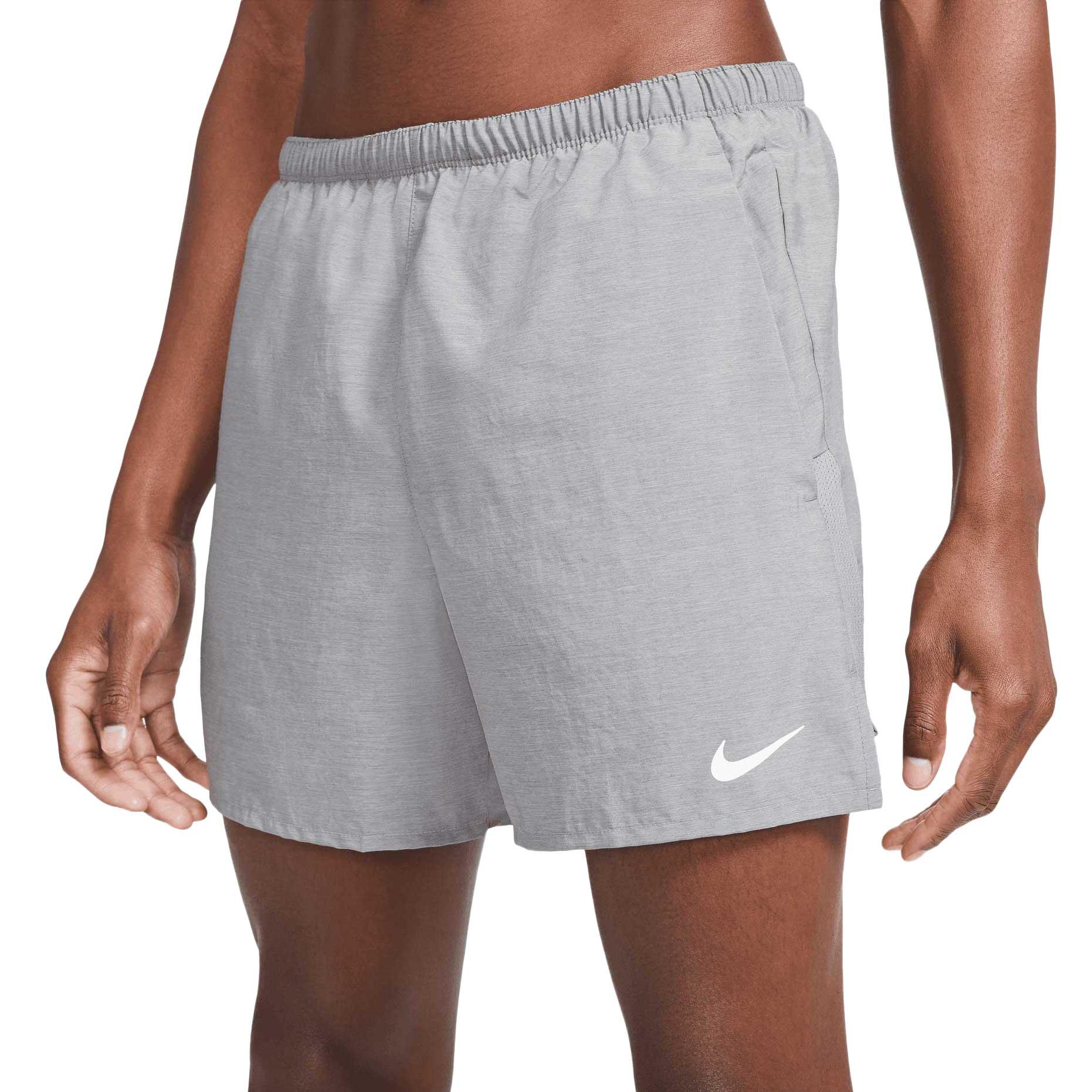 Nike Mens Challenger 5" Brief-lined Running Shorts in Gray for Men | Lyst