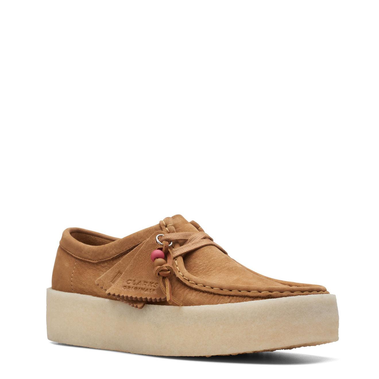 Clarks Wallabee Cup Shoes Tan Nubuck in Brown | Lyst