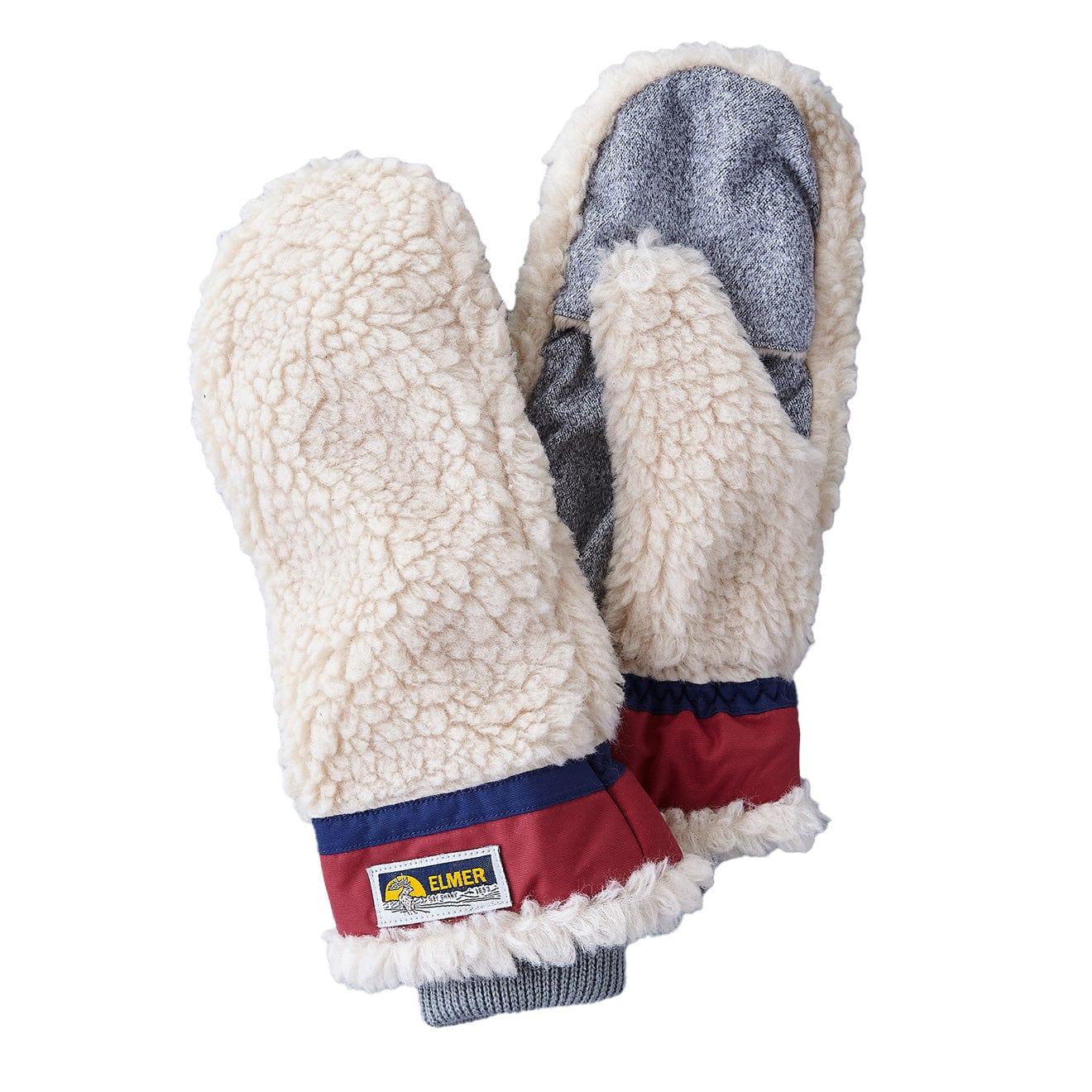 Elmer Gloves Wool Pile Mitten Beige Lyst