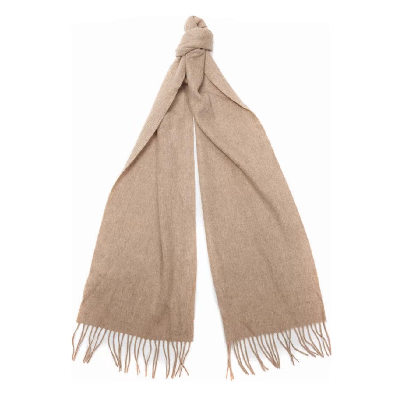 Barbour Lambswool Scarf in Natural | Lyst