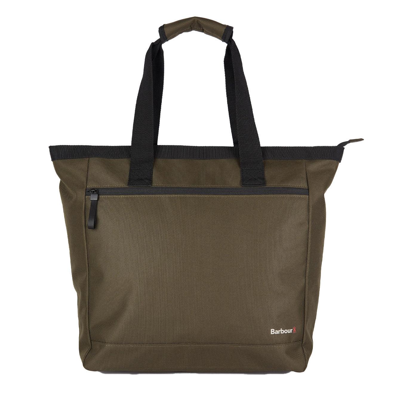 Barbour Arwin Canvas Tote Bag in Green | Lyst