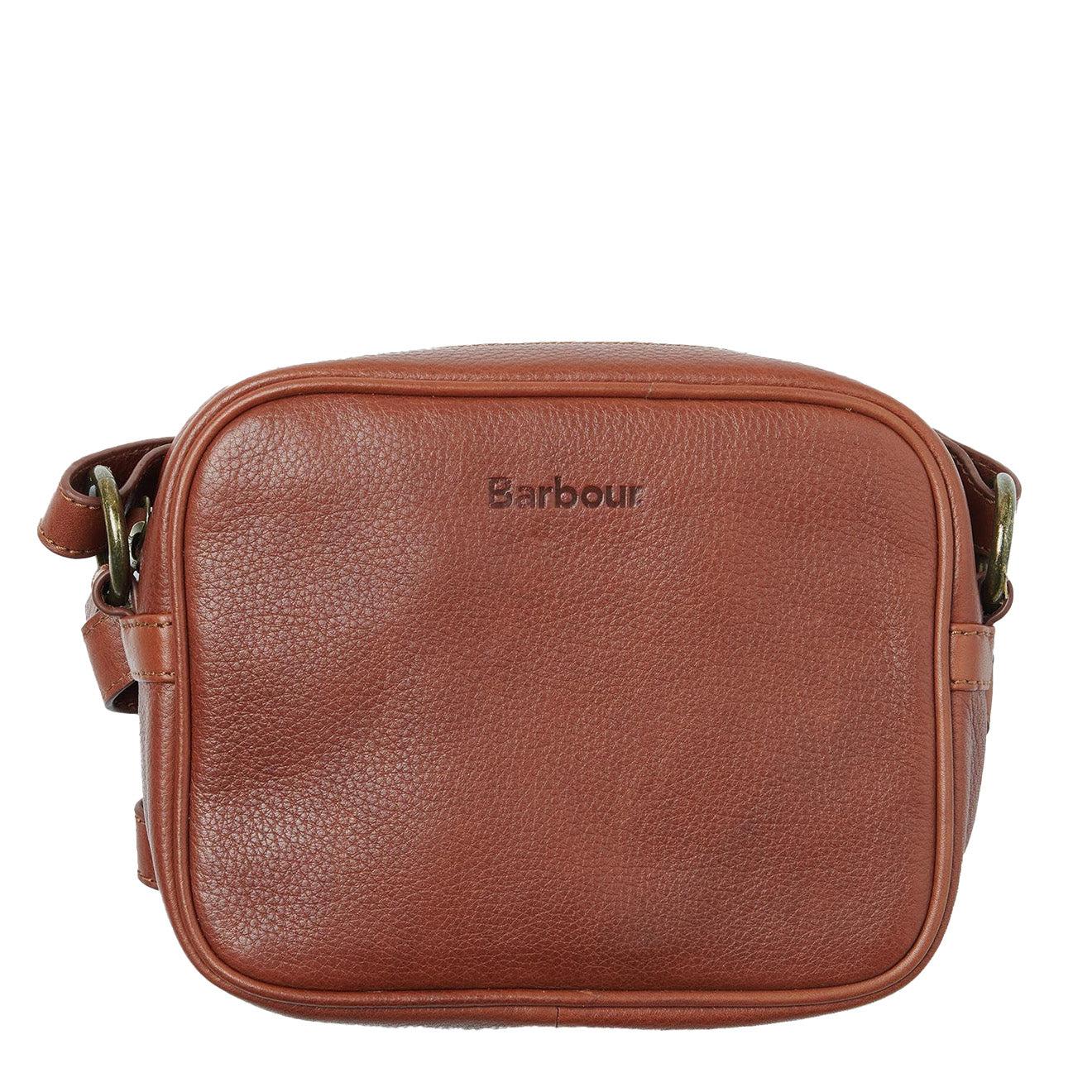 Barbour Clyde Leather Bag in Brown | Lyst