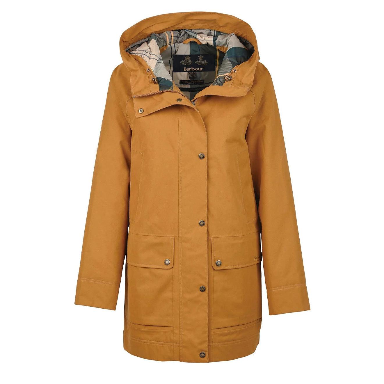 Barbour Winter Beadnell Jacket Dijon in Orange | Lyst