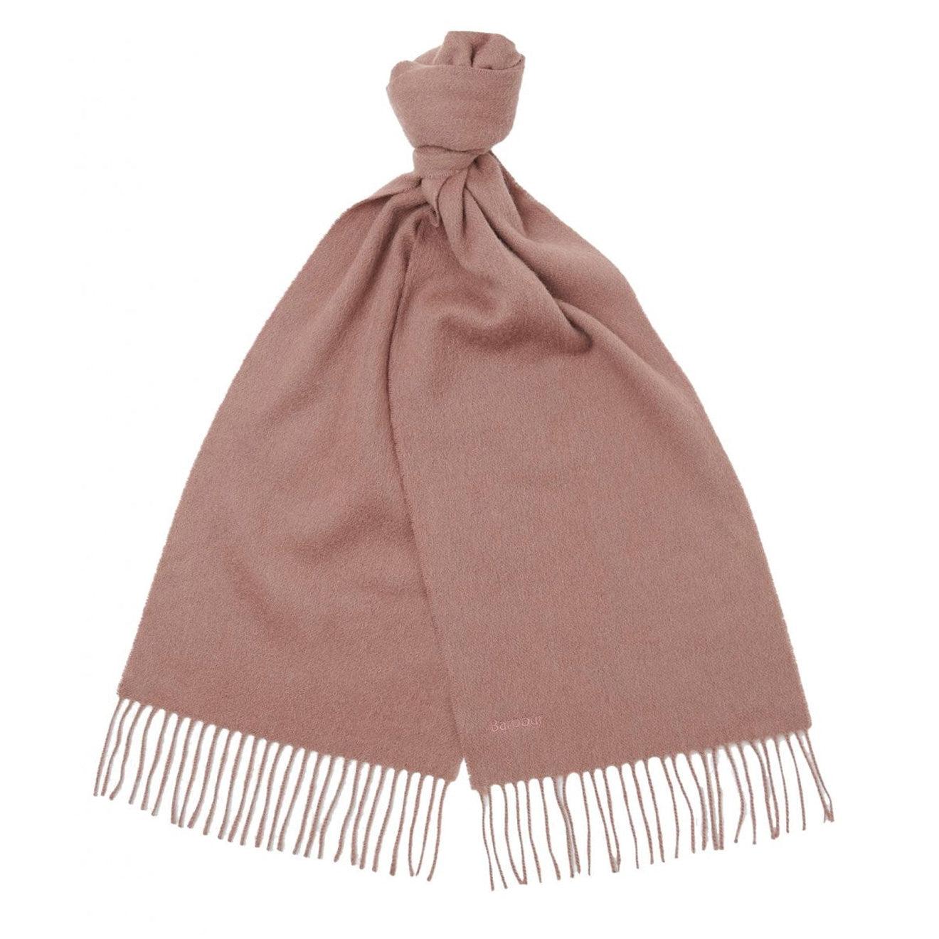 Barbour Lambswool Scarf in Brown | Lyst