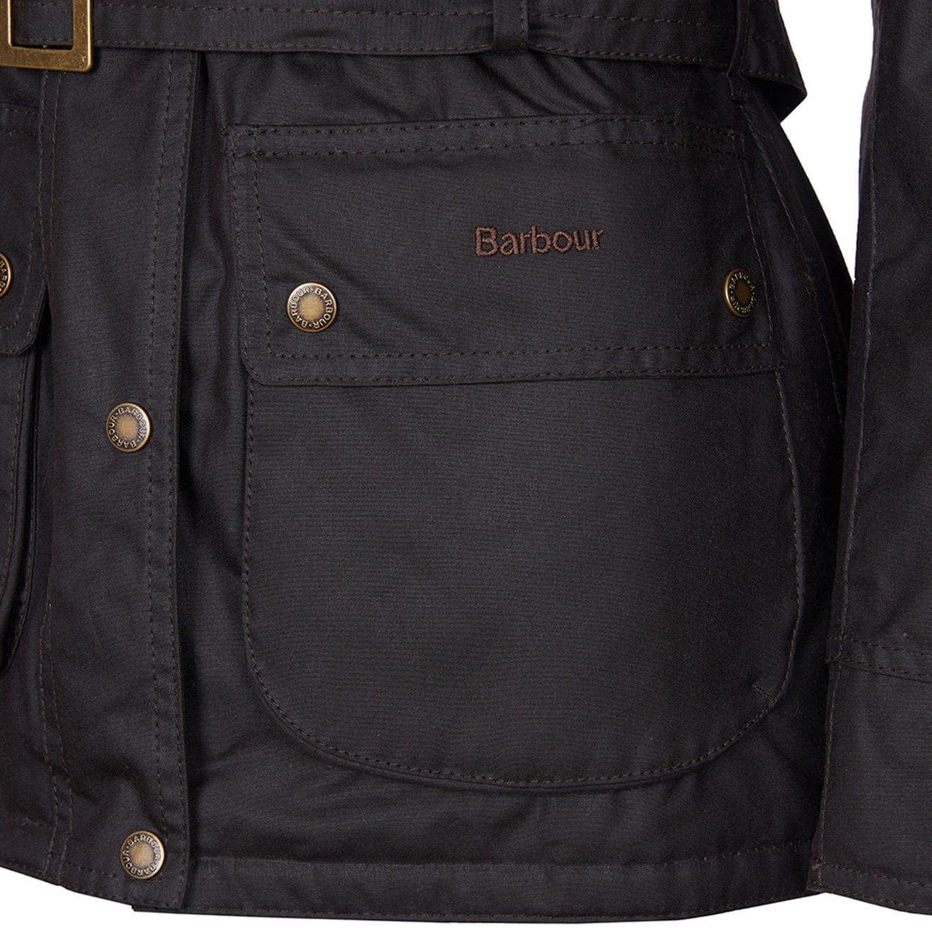 barbour montgomery wax jacket