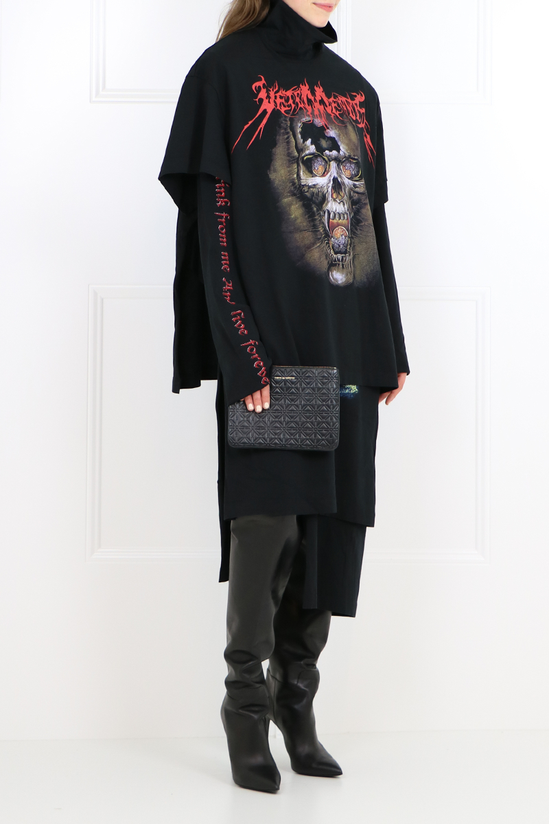 vetements layered t shirt dress