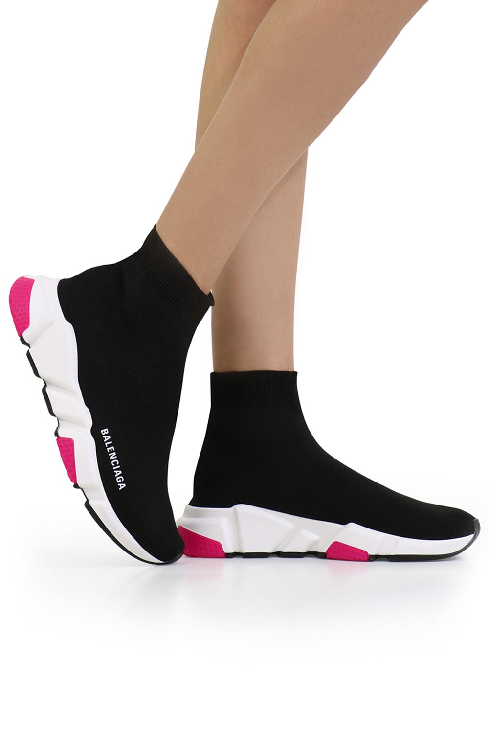 balenciaga sock runners pink