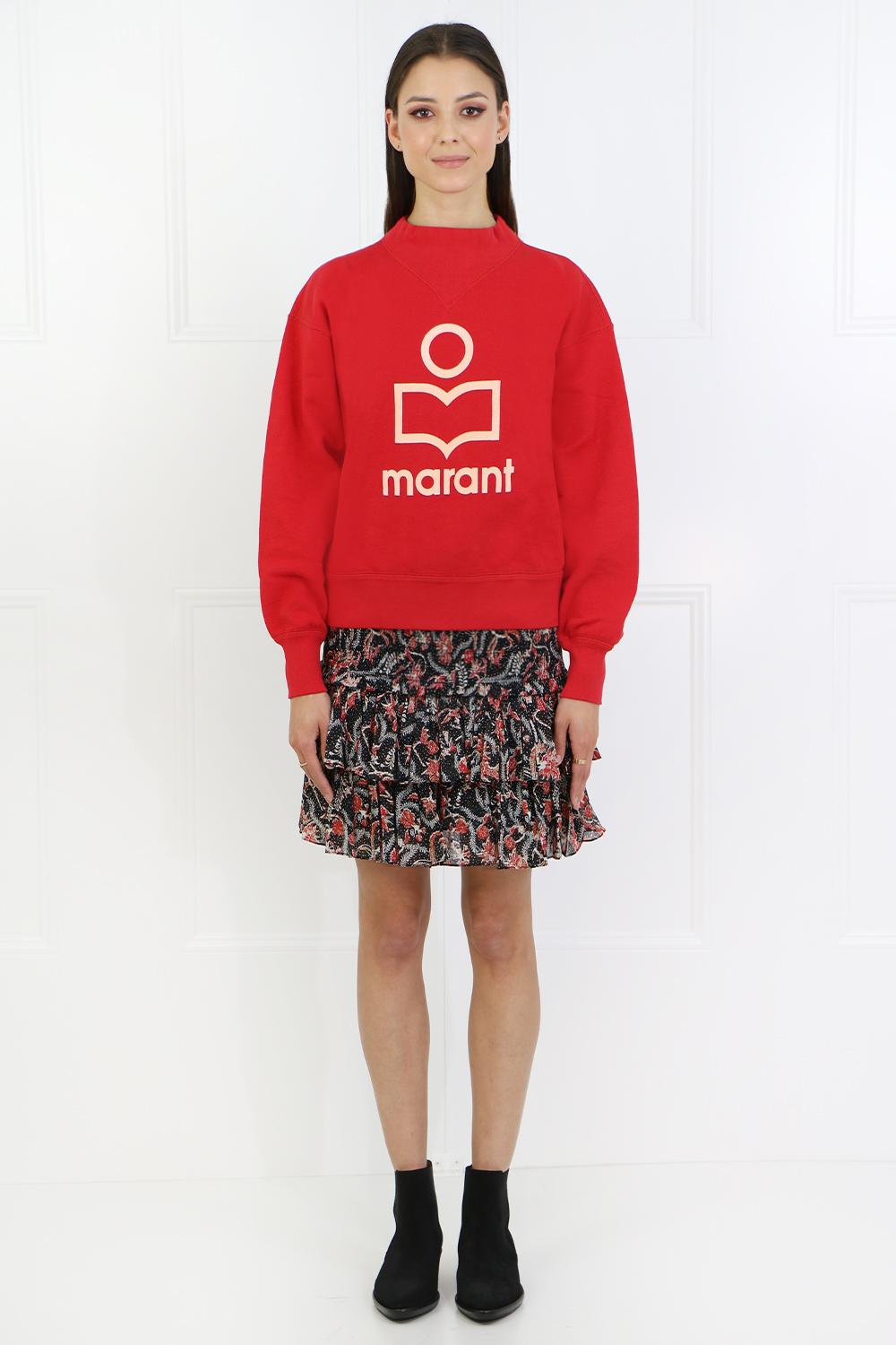isabel marant red sweatshirt