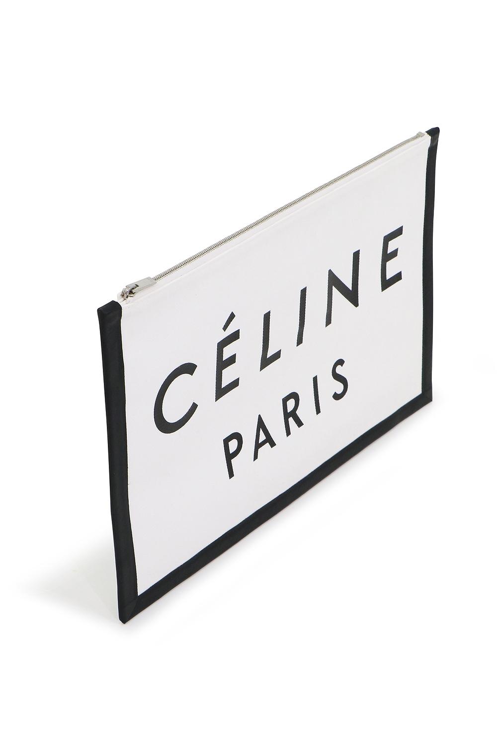 celine logo pouch
