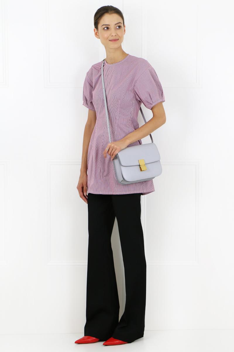 celine box bag blue