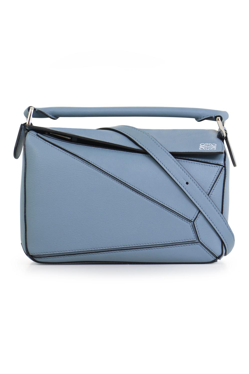loewe puzzle small stone blue