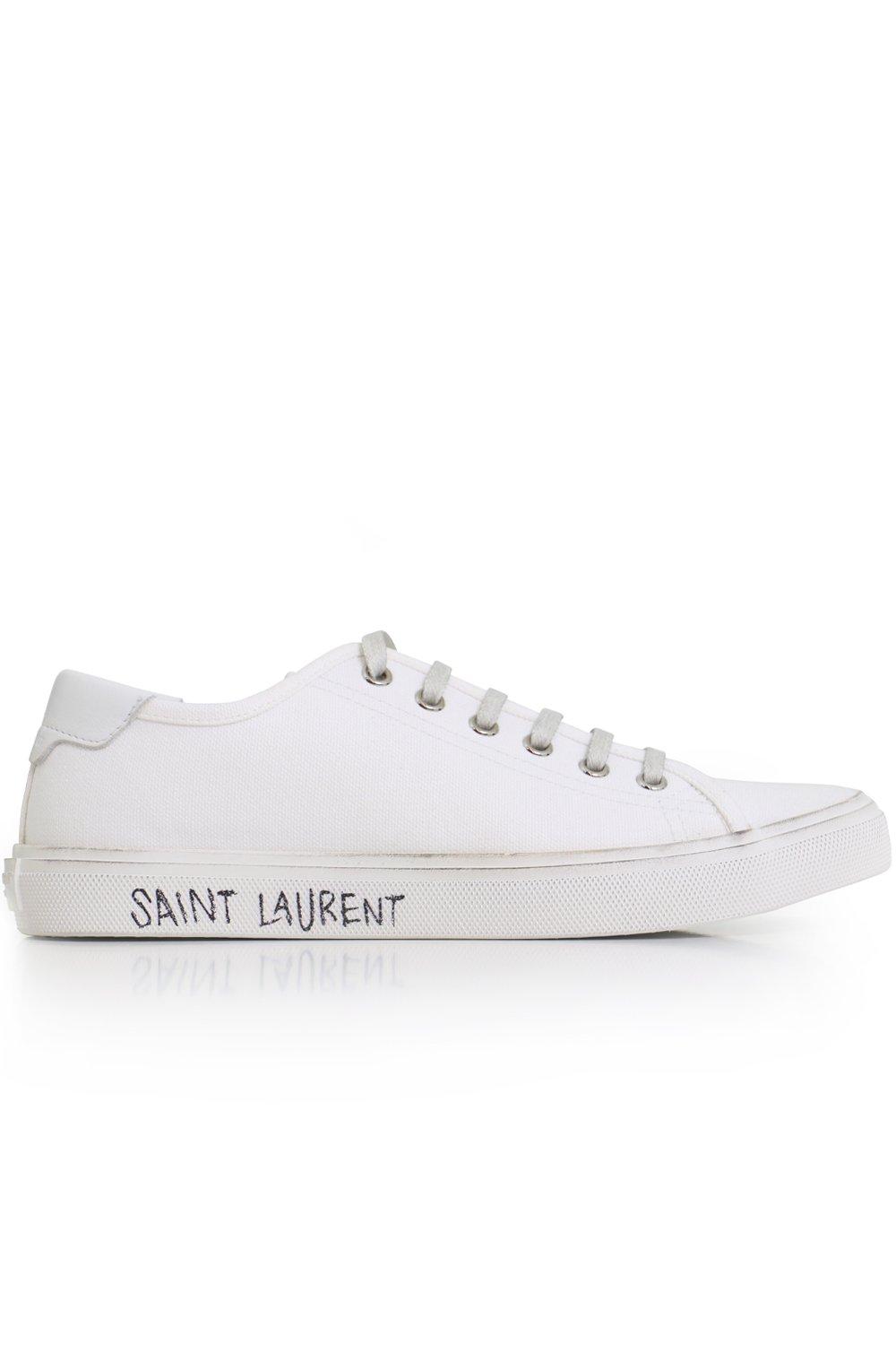 saint laurent malibu canvas sneakers