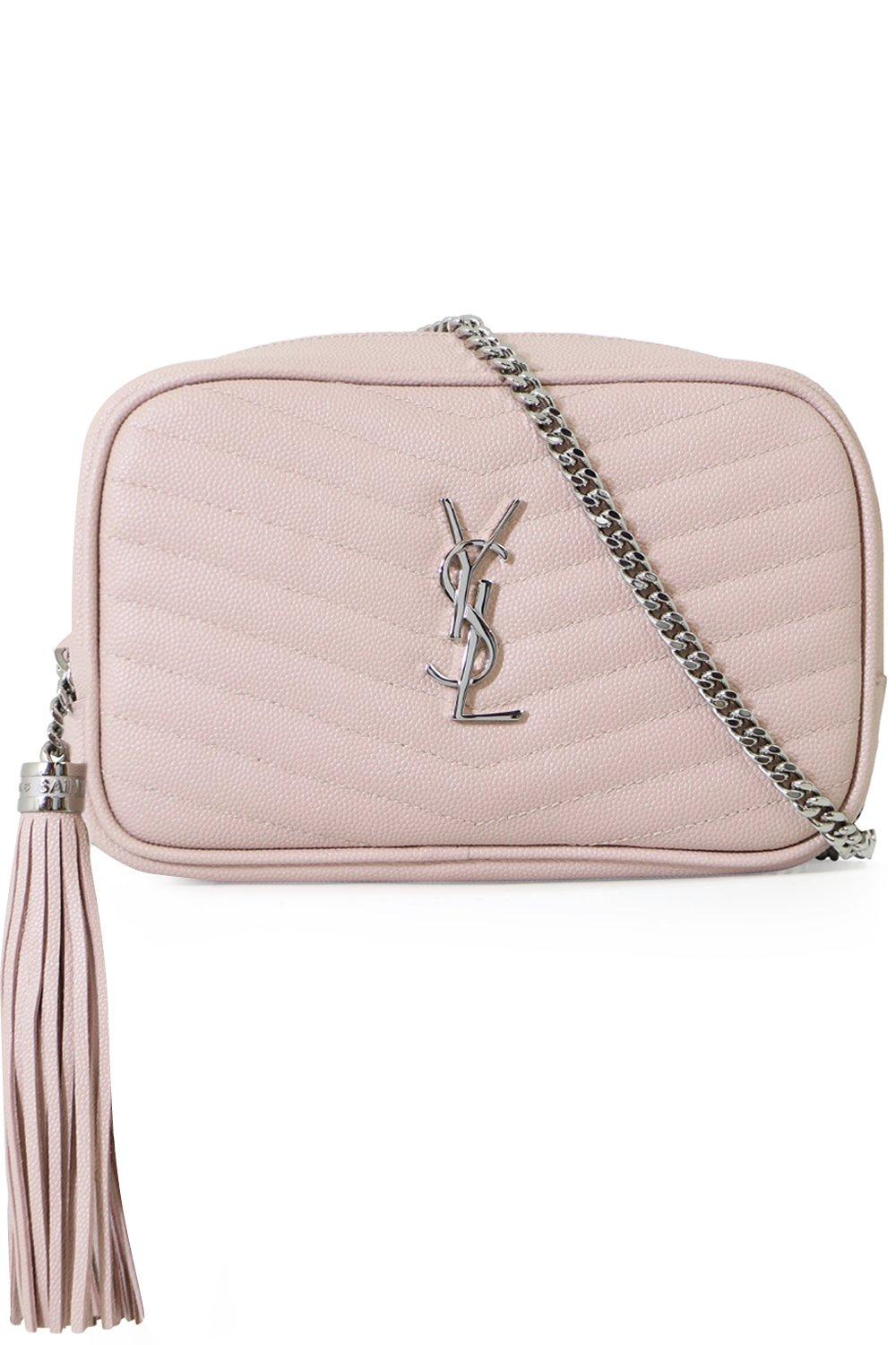 ysl mini lou marble pink