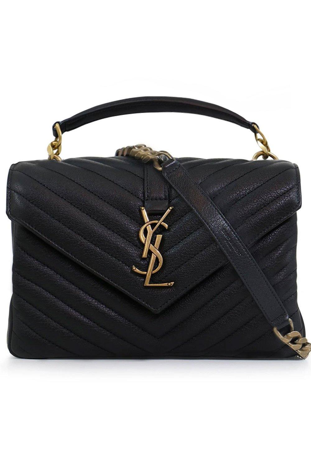 ysl college medium black