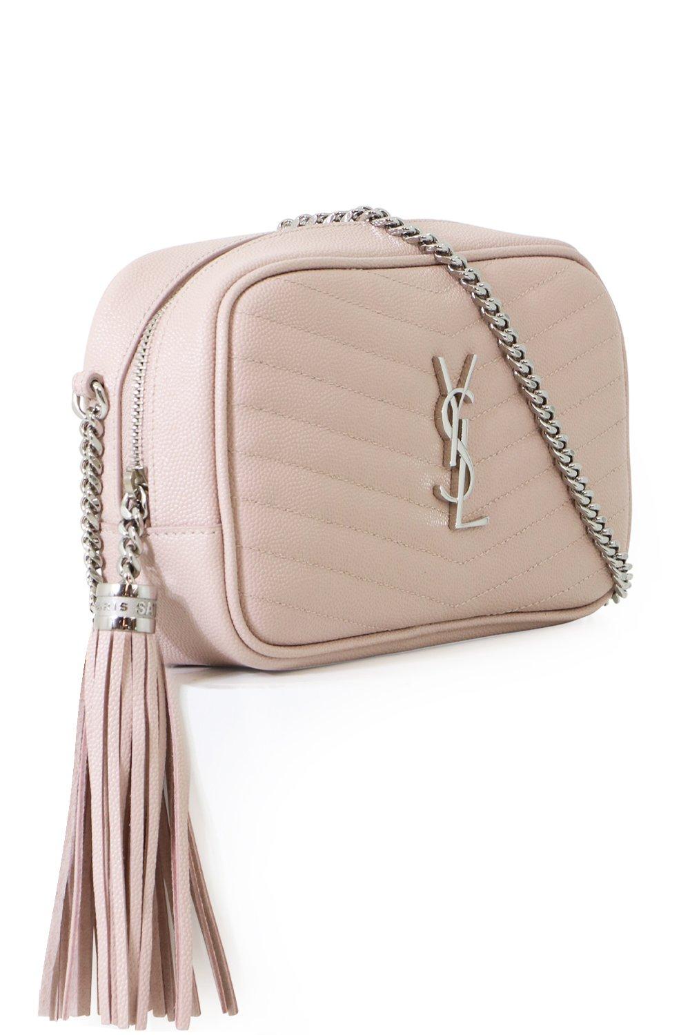 ysl mini lou marble pink