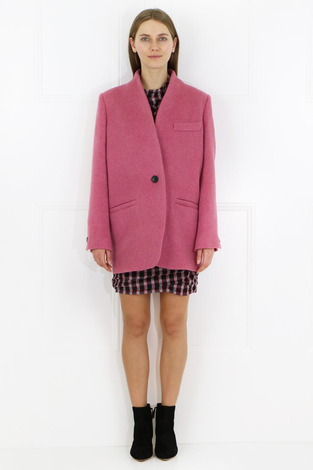 Isabel Marant Felis Wool Jacket in Pink - Save 39% - Lyst
