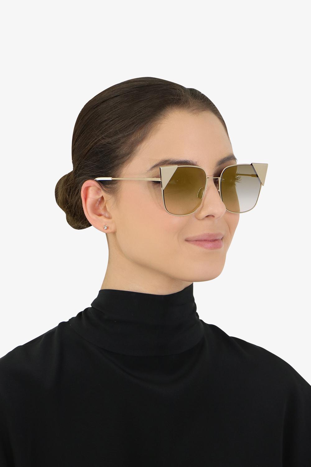 fendi women's square 60mm sunglasses