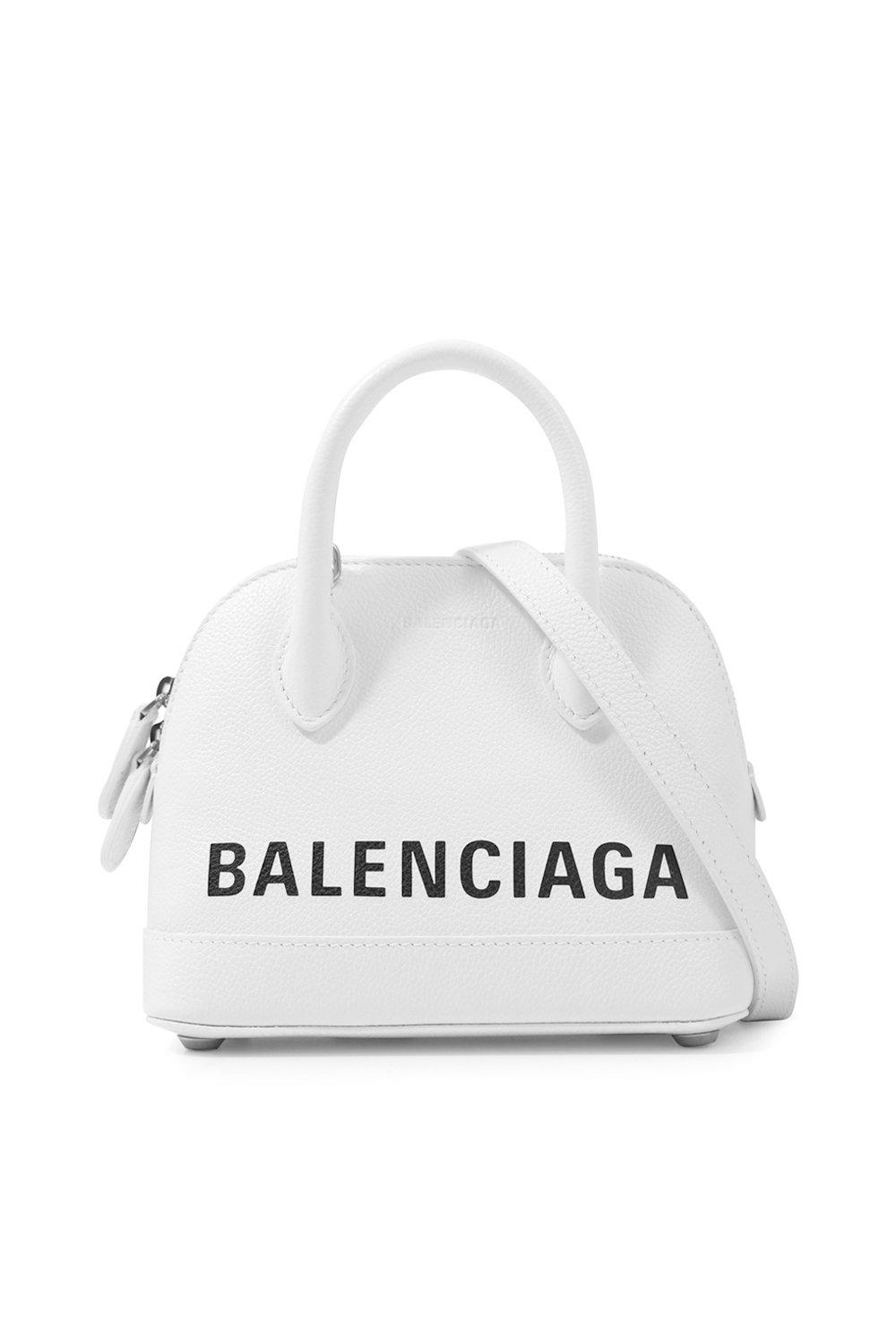 Balenciaga Leather Ville Xxs Graffiti Bag White Save 17 Lyst