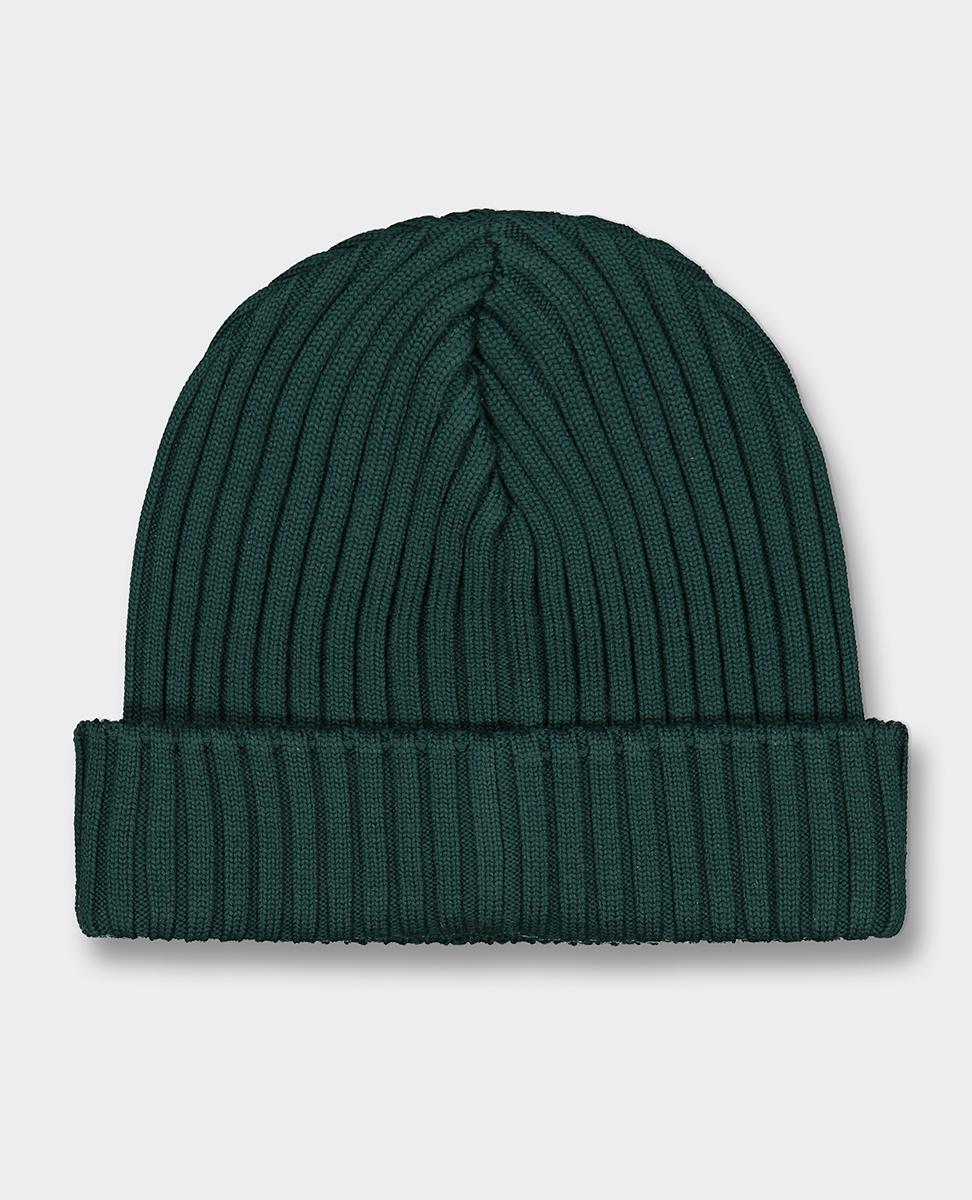 Paul \u0026 Shark Ribbed Wool Beanie With 
