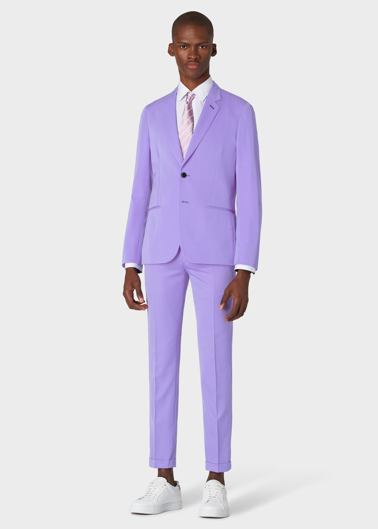 Paul Smith Tailored-fit Lilac Unlined Wool Blazer in Purple for Men - Lyst