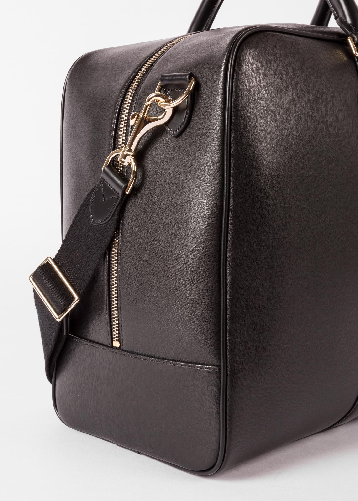 Sac Homme Cuir En Noir Pour 'new Paul City' De Voyage Smith BeorCxdW