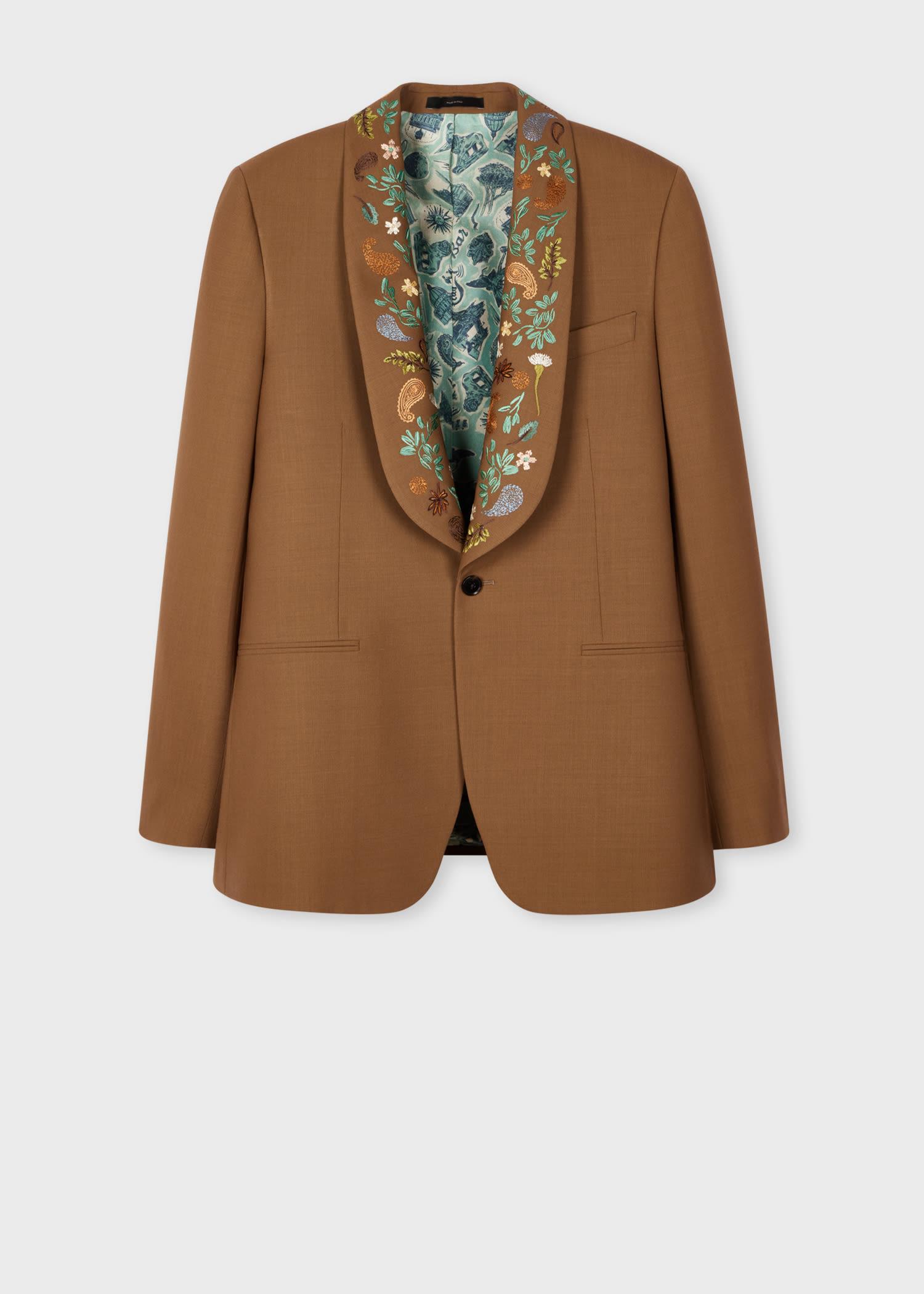 Veste En Laine Fraîche Paul Smith - Classique Bleu Azur, Neuve Avec étiquettes
