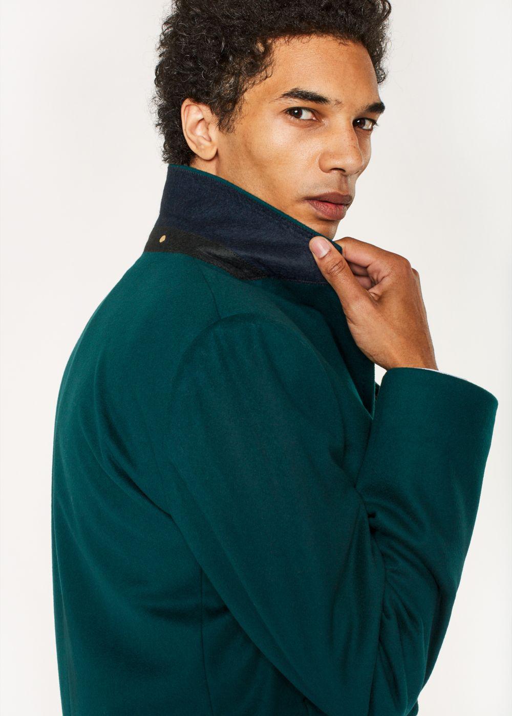 paul smith green coat