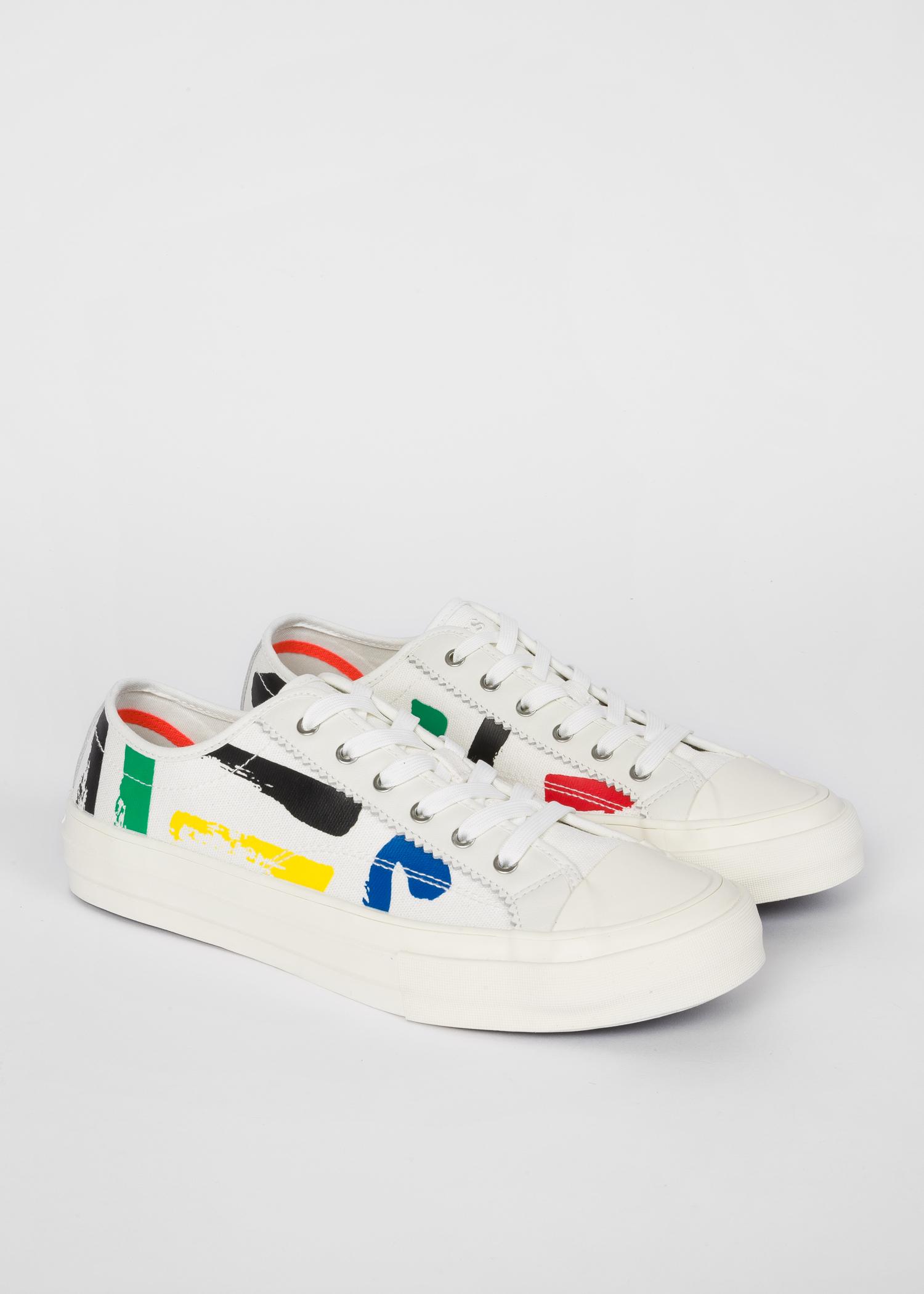 paul smith canvas trainers