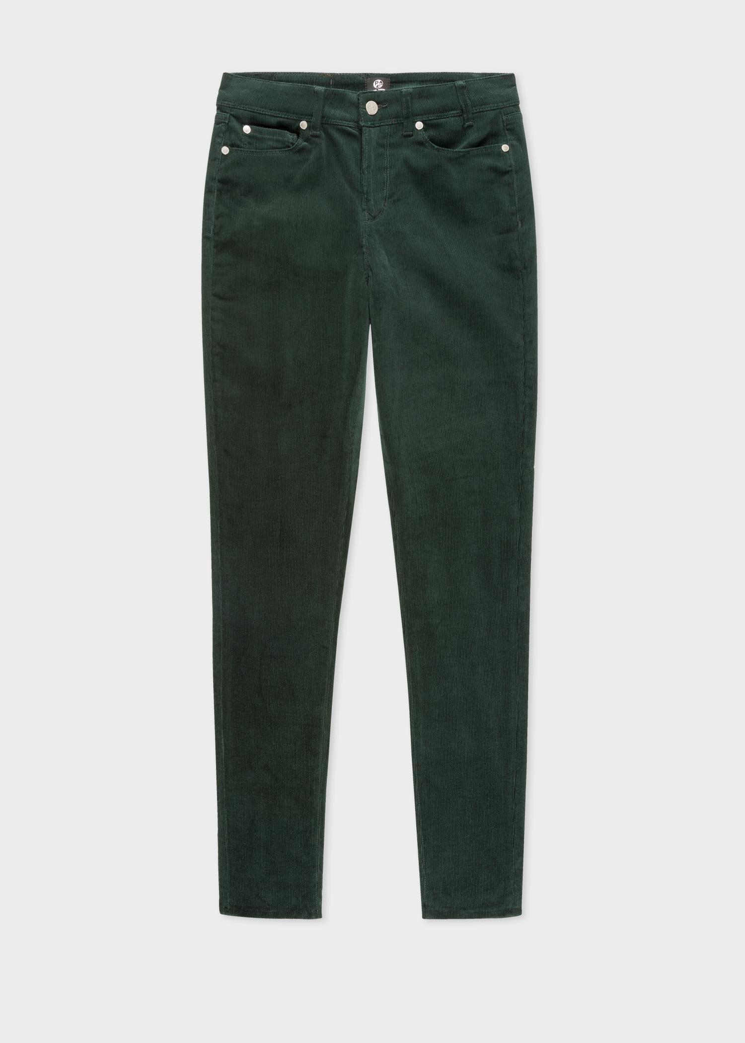 green corduroy trousers womens