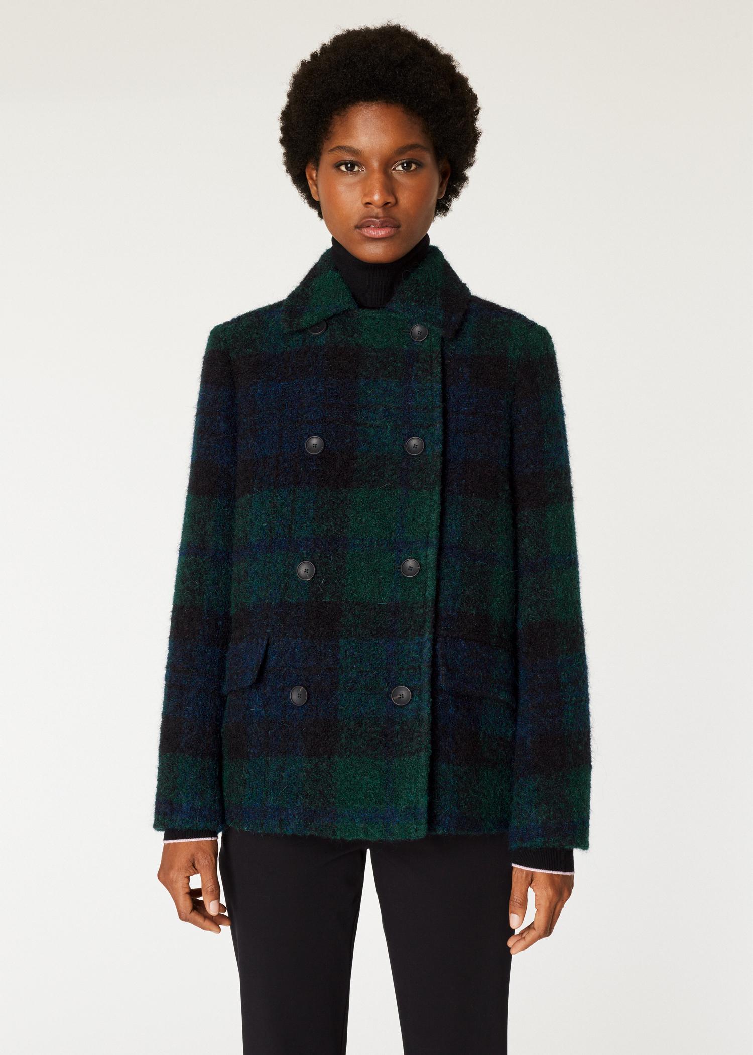 blackwatch plaid coat