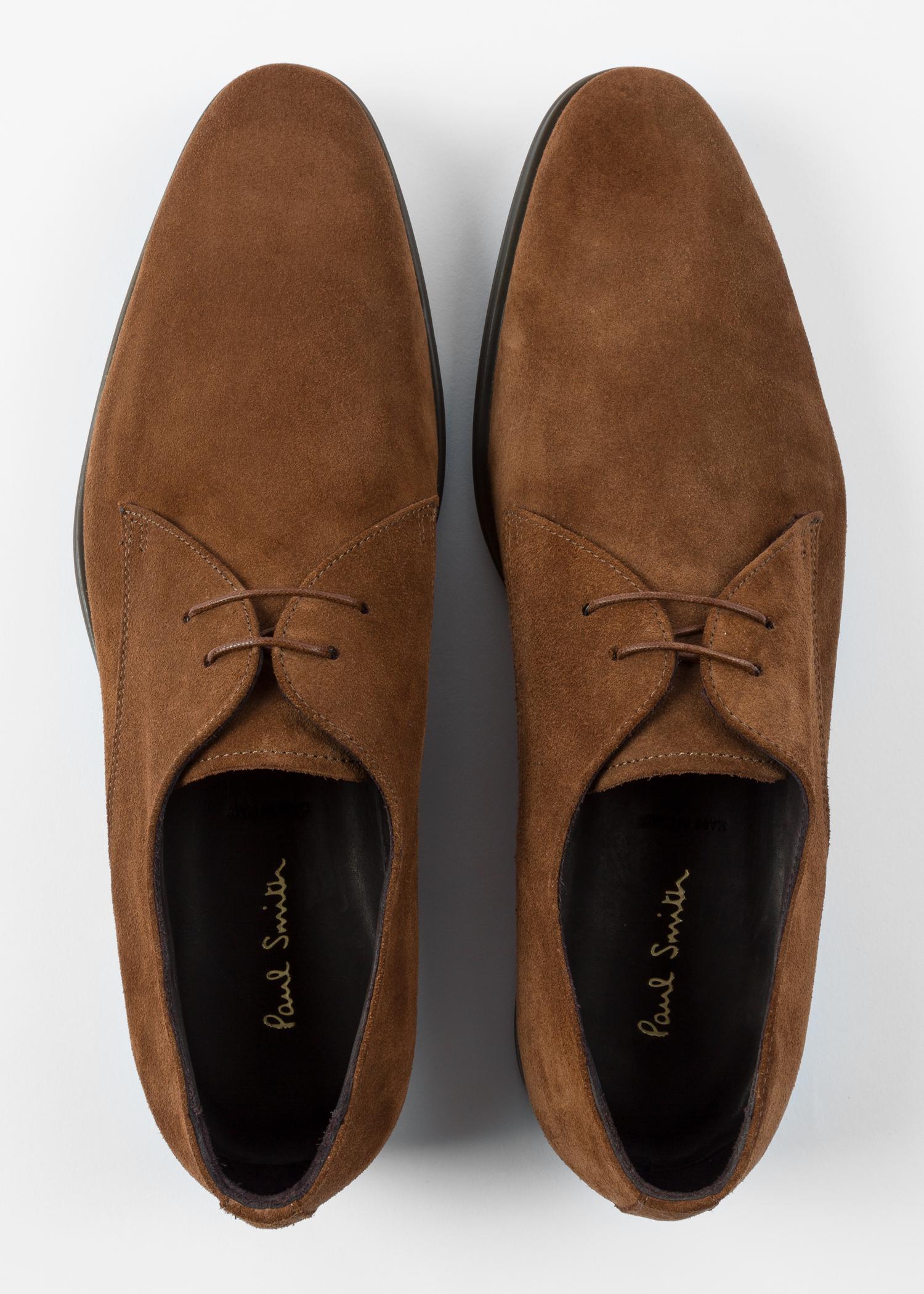 paul smith brown suede shoes