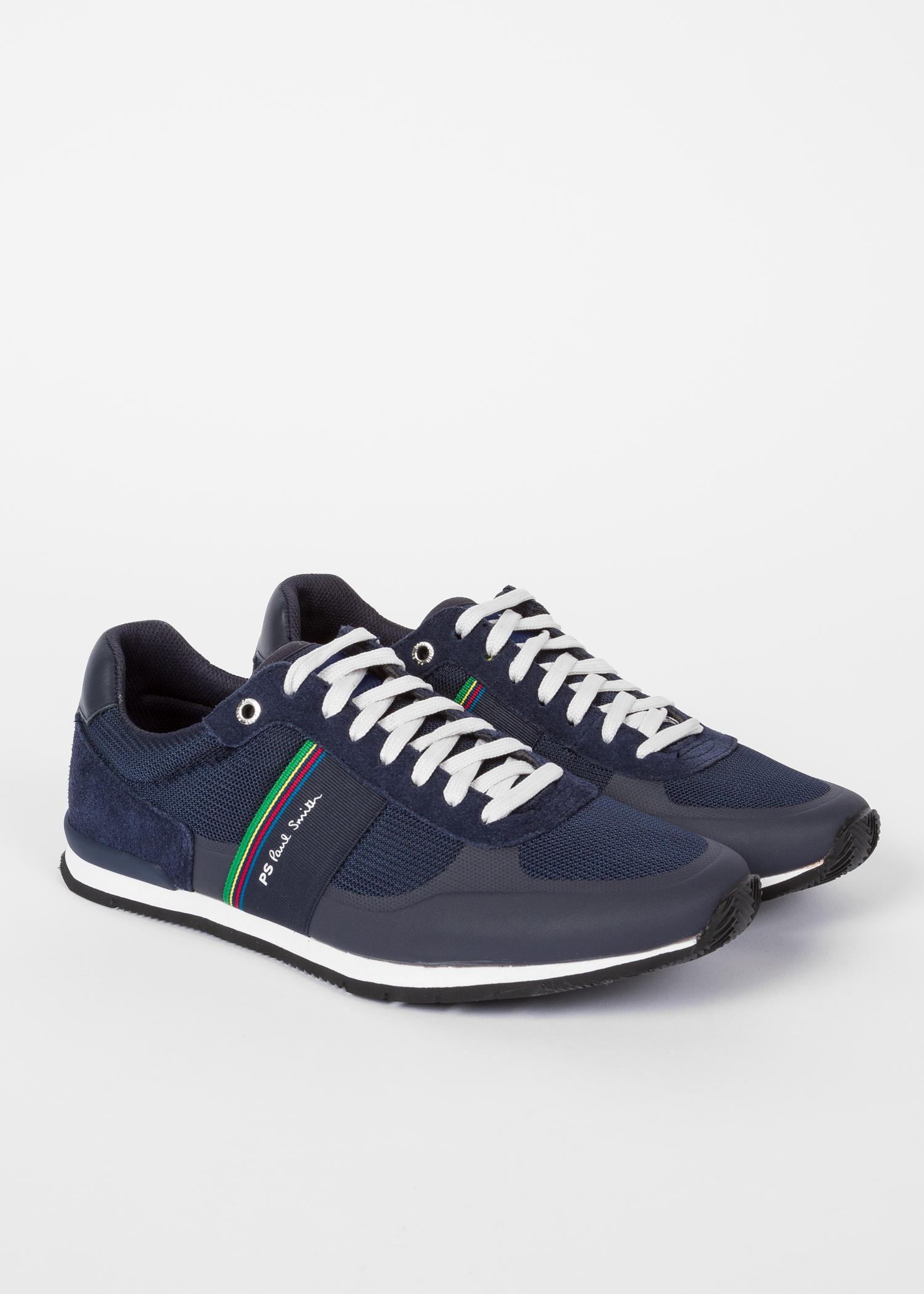 Paul Smith Synthetic Navy 'Ericson' Trainers With 'Sports Stripe' Detail in  Blue for Men - Lyst