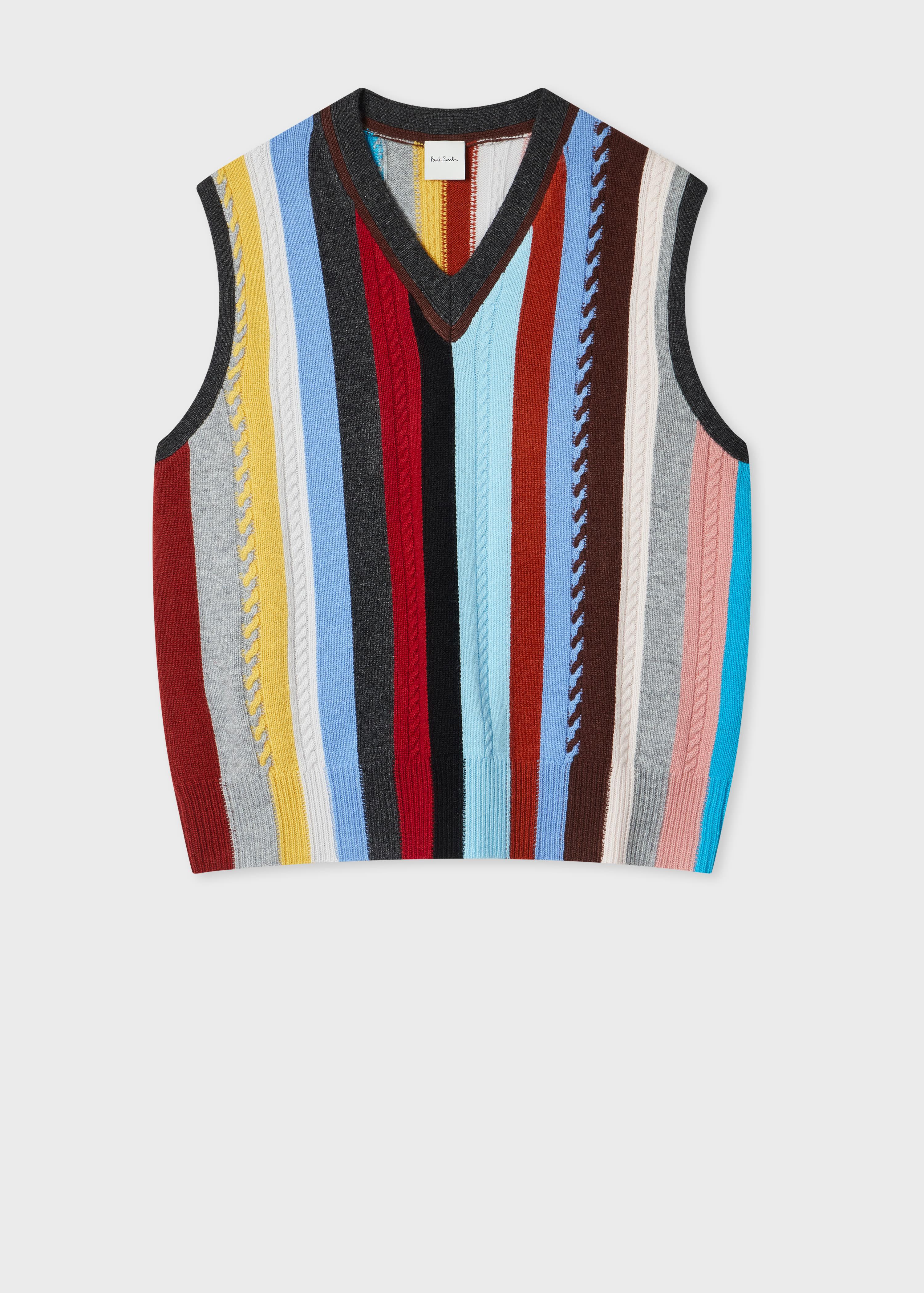 トップス 90s Paul Smith linen vest Women's Ivory Linen Vest Top
