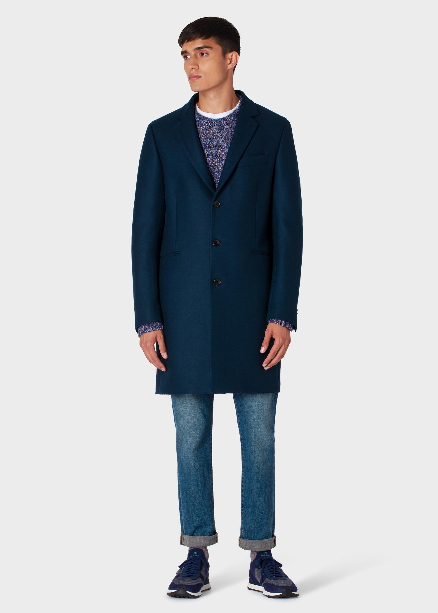 petrol blue coat