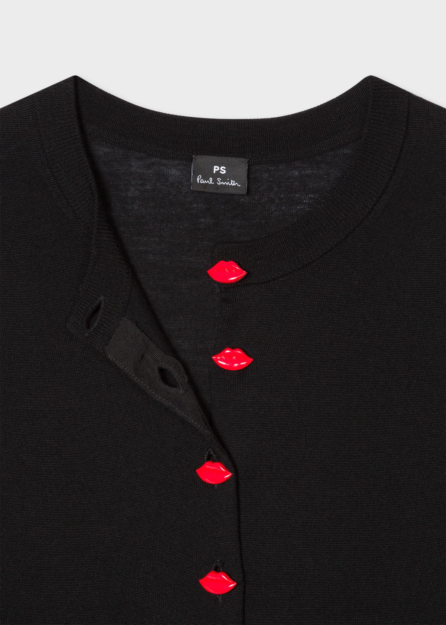 paul smith lips cardigan