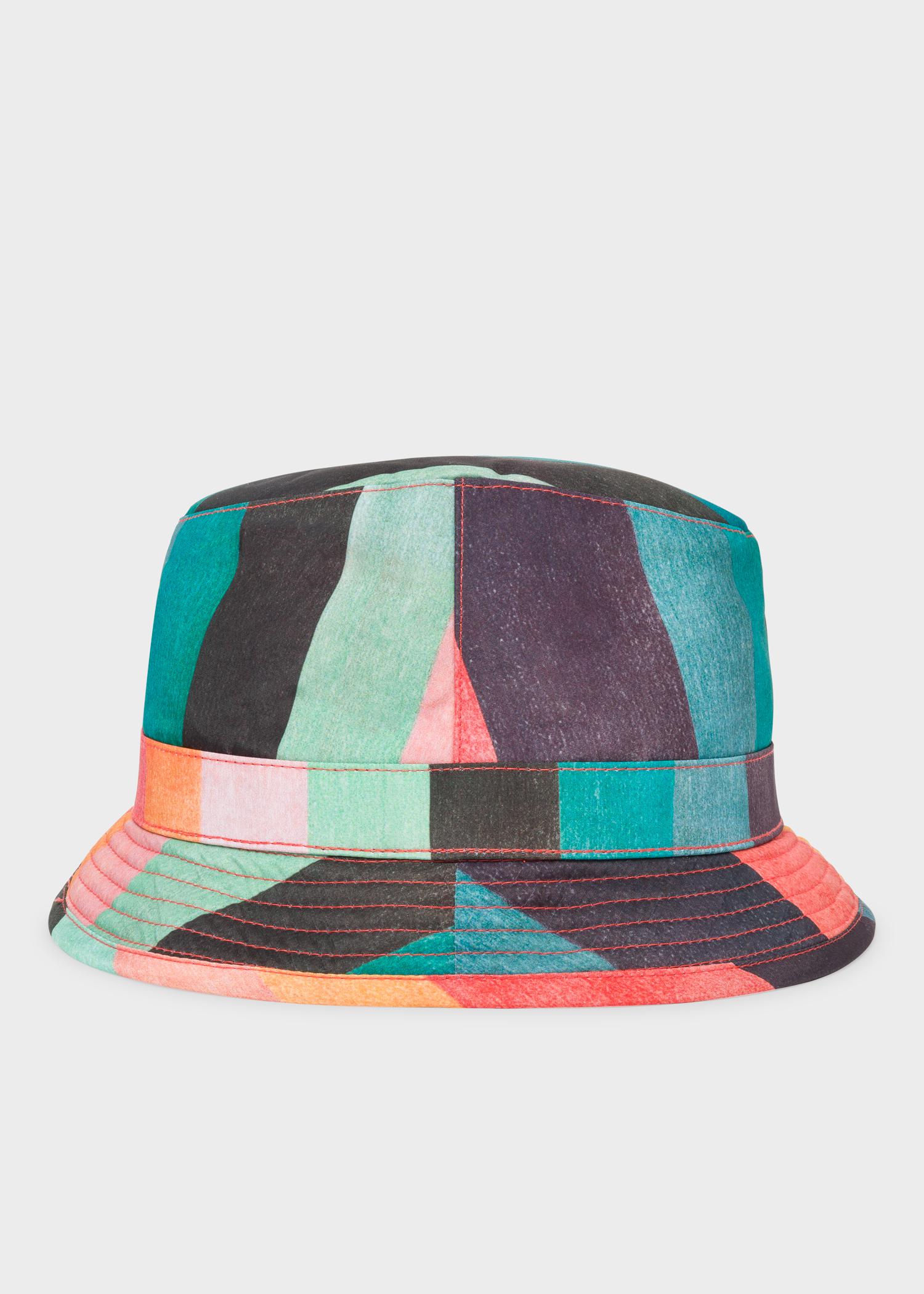 Paul Smith Synthetic 'Artist Stripe' Bucket Hat for Men - Lyst